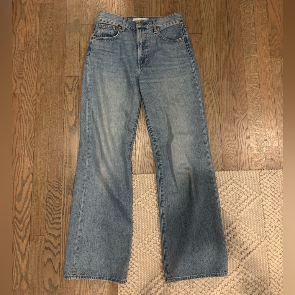 Denim Forum Light Blue Flare Jeans